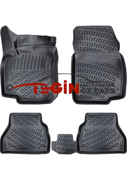 Ford B-Max Alt Bagaj Bagaj Havuzu 2013 + Siyah 3D Havuzlu Paspas modelleri