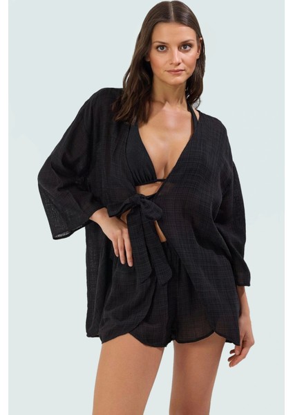 Yazlık Bluz Şort Takım Nefes Alan Viskoz Pamuk Kumaş V Yaka Truvakar Kol Zarifane Tasarım fiyatları