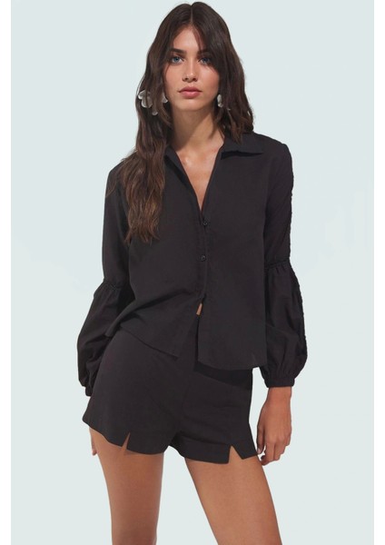 Yazlık Plaj Takımı Pamuk Gömlek ve Şort Rahat Şık Seçkin Malzeme Yüksek Kalite