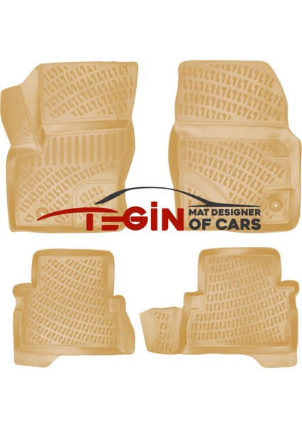 Ford C-Max Bagaj Havuzu 2003 + Bej 3D Havuzlu Paspas modelleri