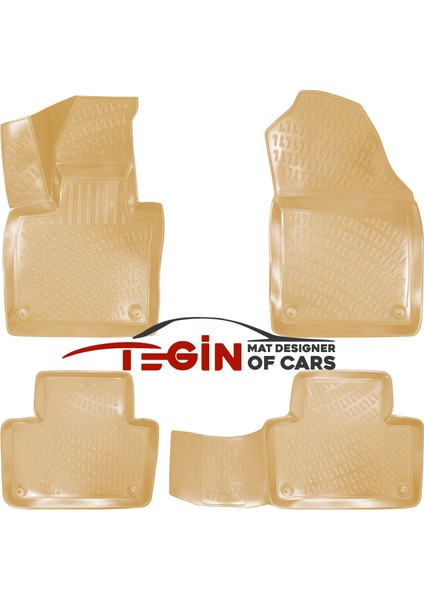 Volvo XC90 7 Koltuk 2017 Bagaj Havuzu + Bej 3D Havuzlu Paspas modelleri