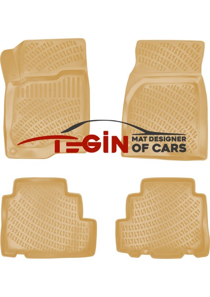 Chevrolet Captiva Bagaj Havuzu 2016 + Bej 3D Havuzlu Paspas modelleri