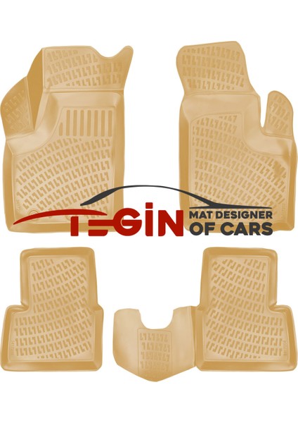 Fiat Doblo Bagaj Havuzu 2009 + Bej 3D Havuzlu Paspas modelleri