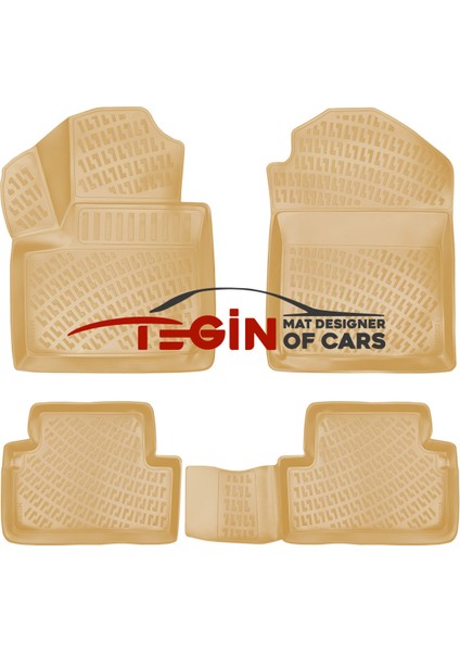 Ford Connect Cepsiz Bagaj Havuzu 2002 + Bej 3D Havuzlu Paspas