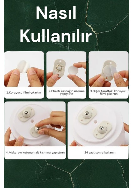 Bilyeli Eşya Kaydırma Aparatı Yapışkanlı Kolay Taşıma 4lü 360 Derece Döner Tekerlek Pratik Kaydırıcı fırsatları