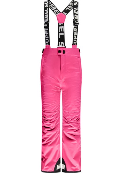 Pembe Kız Çocuk Normal Kalıp Kayak Salopeti R409-6605-202-SPEED Ski Pant Twill