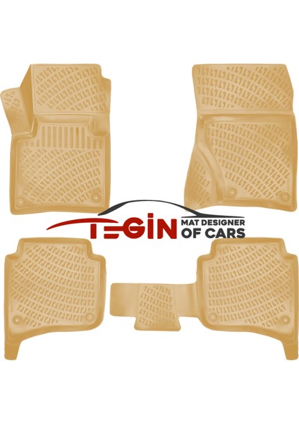 Volkswagen Touareg 2011 Bagaj Havuzu + Bej 3D Havuzlu Paspas modelleri