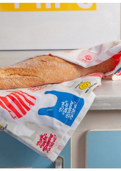 Çok Renkli Kuruluma Bezi Thank You 2li Kurulama Bezi