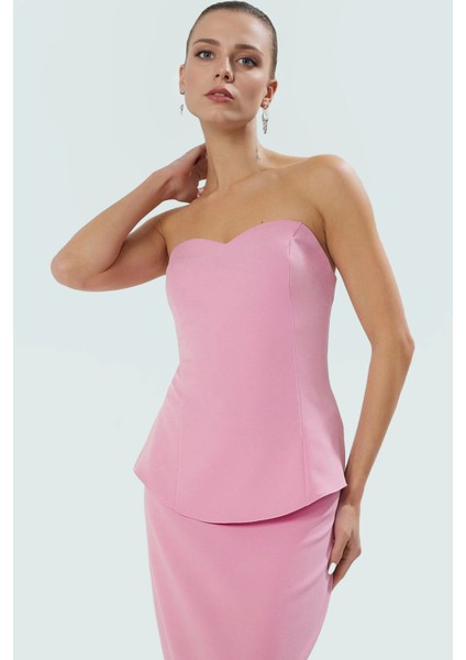 Yazlık Elbise Kolsuz Straplez Regular Polyester Elastan Finike Dokuma fiyatları