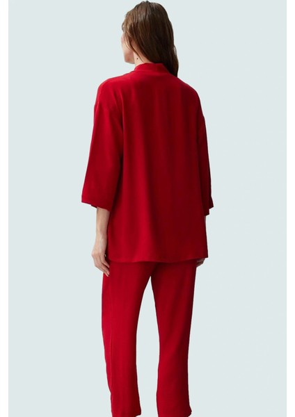 Rahat ve Şık Kimono Pantolon Takım; Aerobin Dokuma Polyester Kumaş Uzun Ömürlü modelleri