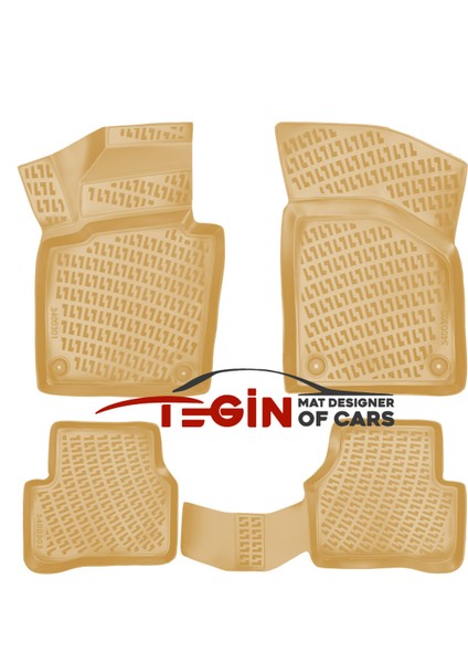 Volkswagen Passat B7 2013 Bagaj Havuzu + Bej 3D Havuzlu Paspas modelleri