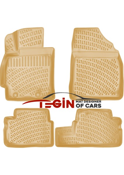 Toyota Corolla 2008 Bagaj Havuzu + Bej 3D Havuzlu Paspas modelleri