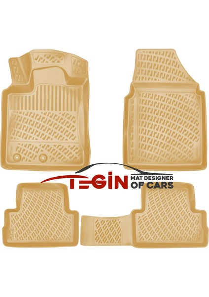 Nissan Qashqai 2011 Bagaj Havuzu + Bej 3D Havuzlu Paspas modelleri