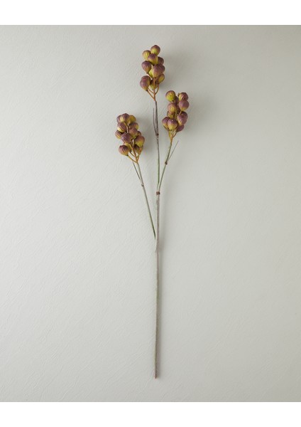 Fig Branch Tek Dal Yapay Çiçek 82 cm Bordo