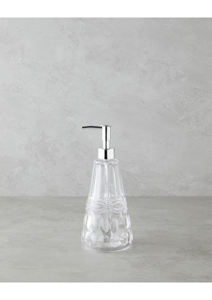 Mare Cam Banyo Sıvı Sabunluk 10X20 cm Şeffaf