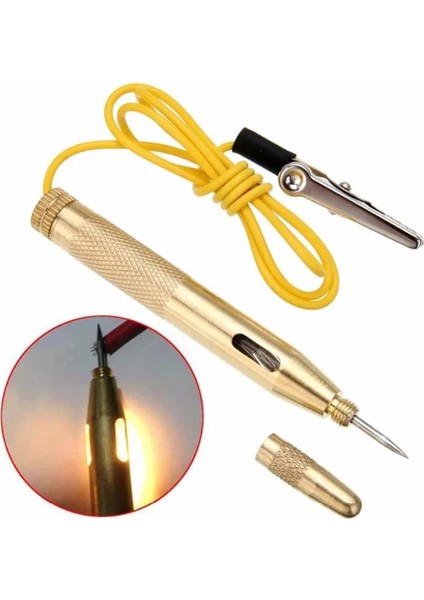 7747 12V Araç Oto Araba Kontrol Test Kalemi Timsah Ağızlı Elektrik Kalemi modelleri