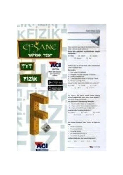 Efsane -10.sınıf Fizik Yaprak Test