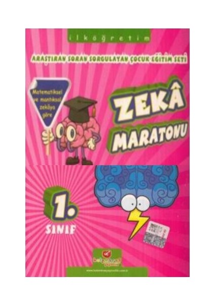 Bilim 1. Sınıf Zeka Maratonu Zeka Geliştirici Kitap