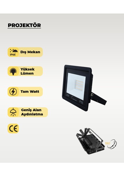 30W Projektör Kırmızı Işık