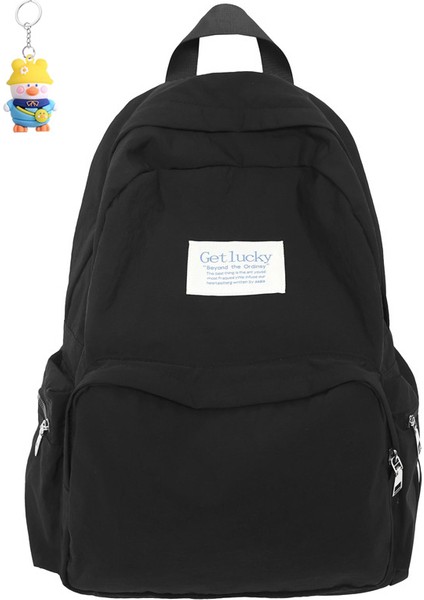 Okul Çantası Kız Üniversite Öğrencisi Moda Basit Seyahat Sırt Çantası Kız Lise Spor Sırt (Yurt Dışından)