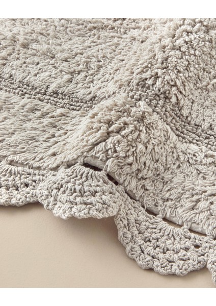 Mia Pamuklu Kaydırmaz Taban Banyo Paspası Seti 60 x 90-40 x 60 cm Bej fiyatları