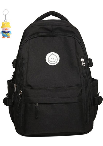 Okul Çantası Ortaokul Öğrencisi Kadın Basit Sırt Çantası Büyük Kapasiteli Sırt (Yurt Dışından)