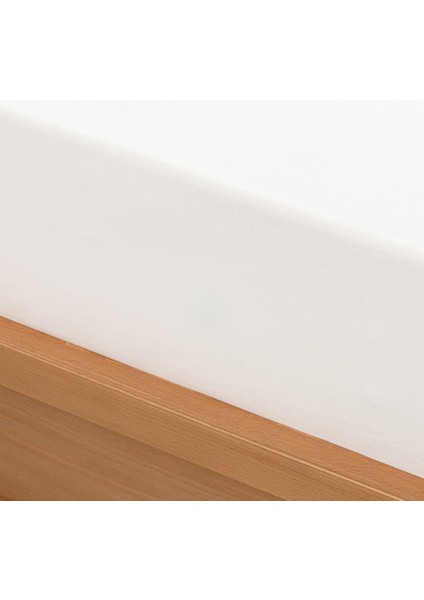 Düz 2 Pamuklu Ara Ebat Lastikli Çarşaf 140x200 Cm Beyaz fiyatları