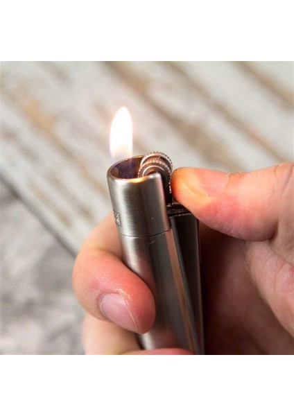 Kişiye Özel Clipper Marka Metal Çakmak - Mat Metalik fiyatları
