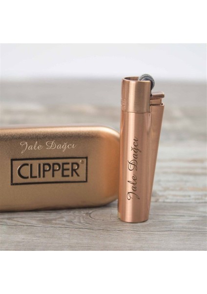 Kişiye Özel Clipper Marka Metal Rose Çakmak fırsatları