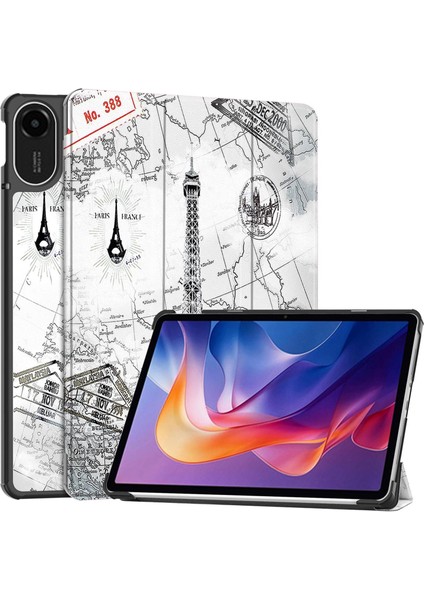 Boyalı Deri Akıllı Tablet Kılıfı Xiaomi Redmi Pad 2 Için (Yurt Dışından)