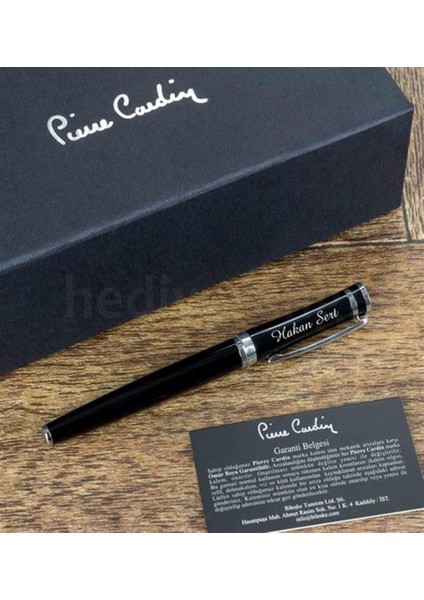 Kişiye Özel Pierre Cardin Cüzdan Roller Kalem Termos Bardak ve Kahve Hediye Kutusu fırsatları