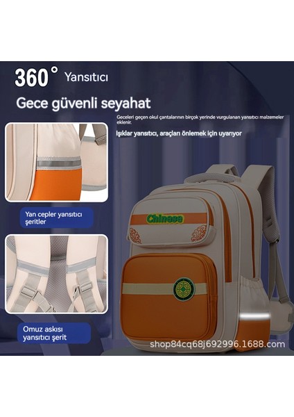 Unisex Okul Çantası Büyük Kapasiteli Çocuk Sırt Çantası (Yurt Dışından) modelleri