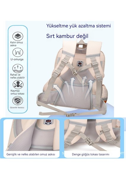 Unisex Okul Çantası Büyük Kapasiteli Çocuk Sırt Çantası (Yurt Dışından) indirimleri