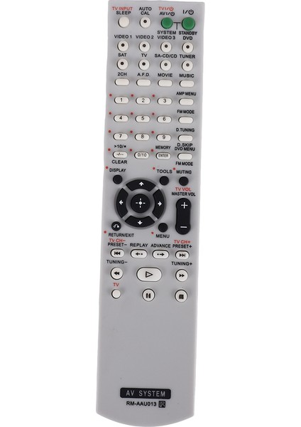 Uzaktan Kumanda RM-AAU013 Ev Sineması Ses/video Alıcısı HTDDW790, STRDG510, STRK790, HTDDW795 (Yurt Dışından)