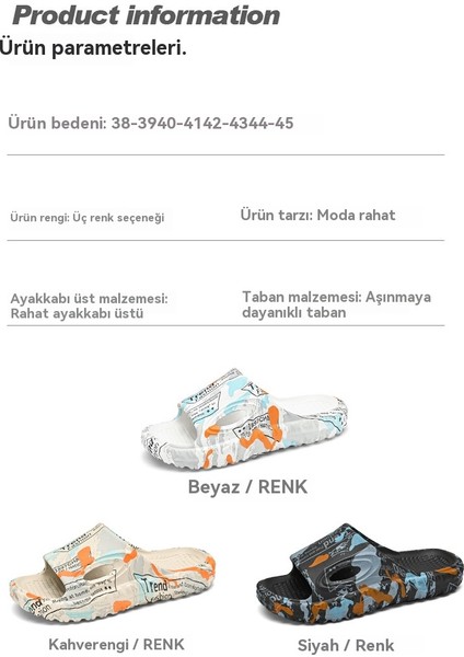 Kaymaz Yumuşak Taban Camouflage Terlik Dış Erkek Giymek (Yurt Dışından) modelleri