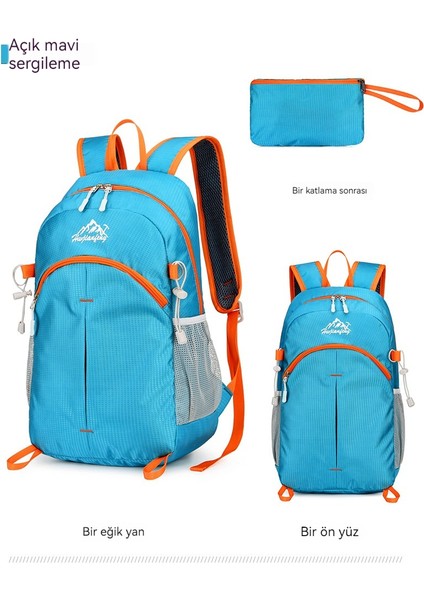 Ultra Hafif Büyük Kapasiteli Açık Spor Sırt Çantası Katlanabilir Depolama Çantası (Yurt Dışından) fırsatları