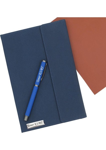 Kişiye Özel Kutulu Premium Defter ve Roller Kalem Seti fiyatları