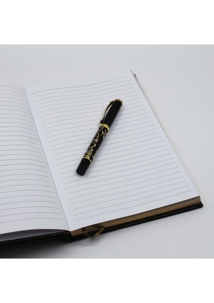 Kişiye Özel Lüks Ahşap Defter ve Roller Kalem Seti Tasarım Kutulu - Istanbul Temalı modelleri