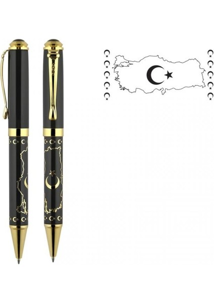 Kişiye Özel Kutulu Ahşap Defter ve Tükenmez Kalem Seti - Türkiye Temalı fırsatları