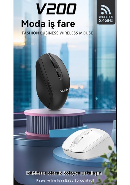 Bluetooth Sessiz Kablosuz Fare (Yurt Dışından)