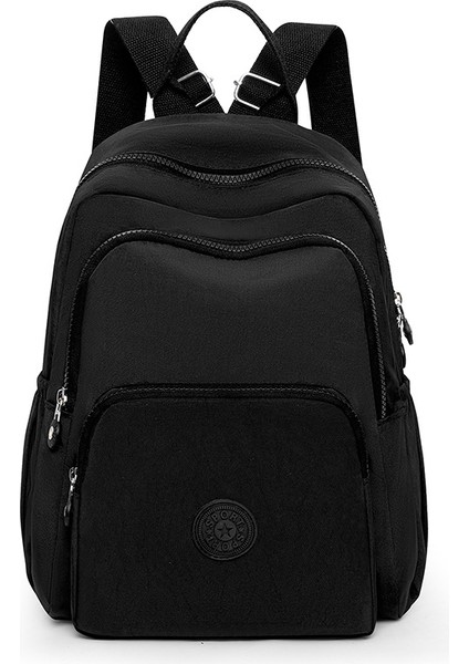 Sırt Çantası Kadın Büyük Kapasiteli Ejderha Kumaş Sırt Çantası Hafif Okul Çantası (Yurt Dışından)