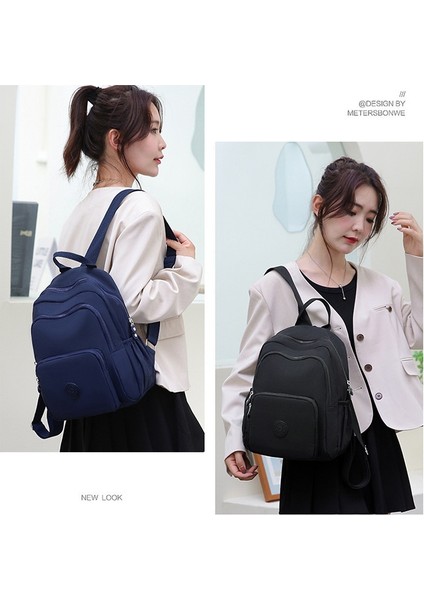 Sırt Çantası Kadın Büyük Kapasiteli Ejderha Kumaş Sırt Çantası Hafif Okul Çantası (Yurt Dışından) fırsatları