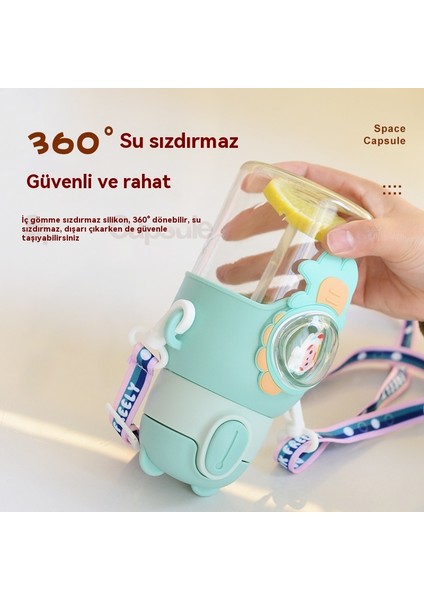 600ML Çocuklar Karikatür Pipet Su Bardağı Dışarı (Yurt Dışından) modelleri
