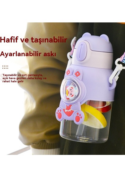 600ML Çocuklar Karikatür Pipet Su Bardağı Dışarı (Yurt Dışından) fırsatları