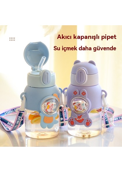 600ML Çocuklar Karikatür Pipet Su Bardağı Dışarı (Yurt Dışından) indirimleri