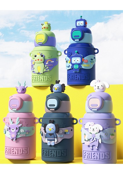 Anaokulu Çocuk Termos Bardak Karikatür Pipet (Yurt Dışından) fiyatları