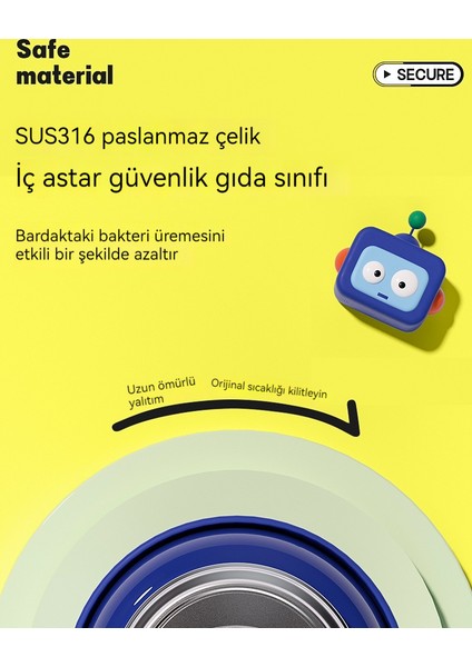 Anaokulu Çocuk Termos Bardak Karikatür Pipet (Yurt Dışından) modelleri