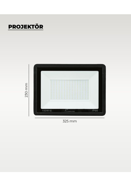 150W LED Projektör 6500K (Beyaz Işık) fiyatları
