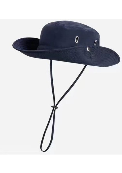 Batı Kovboy Şapka Balıkçı Şapka Japon Ipli Erkek ve Kadın Yaz Güneşlik Güneş Kremi Açık Yürüyüş Dağcılık Balıkçılık Şapka (Yurt Dışından)