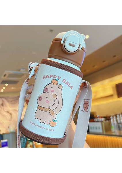 Yalıtımlı Kupa Boynuzlu Pipetli Kupa (Yurt Dışından)